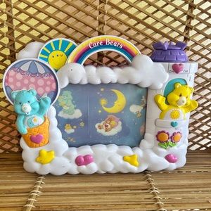 Care Bears Vintage Baby Musical Mobile/Moving Screen Player Rainbow Pastel Decor